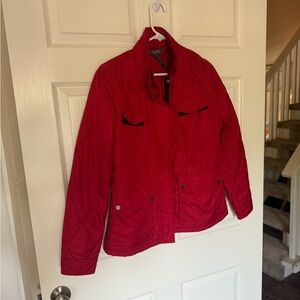Lauren Ralph Lauren Red Quilted Jacket